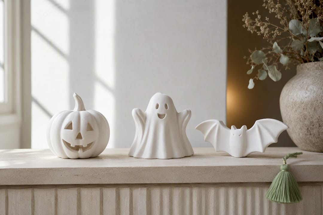 Decorazioni di Halloween fai da te in gesso