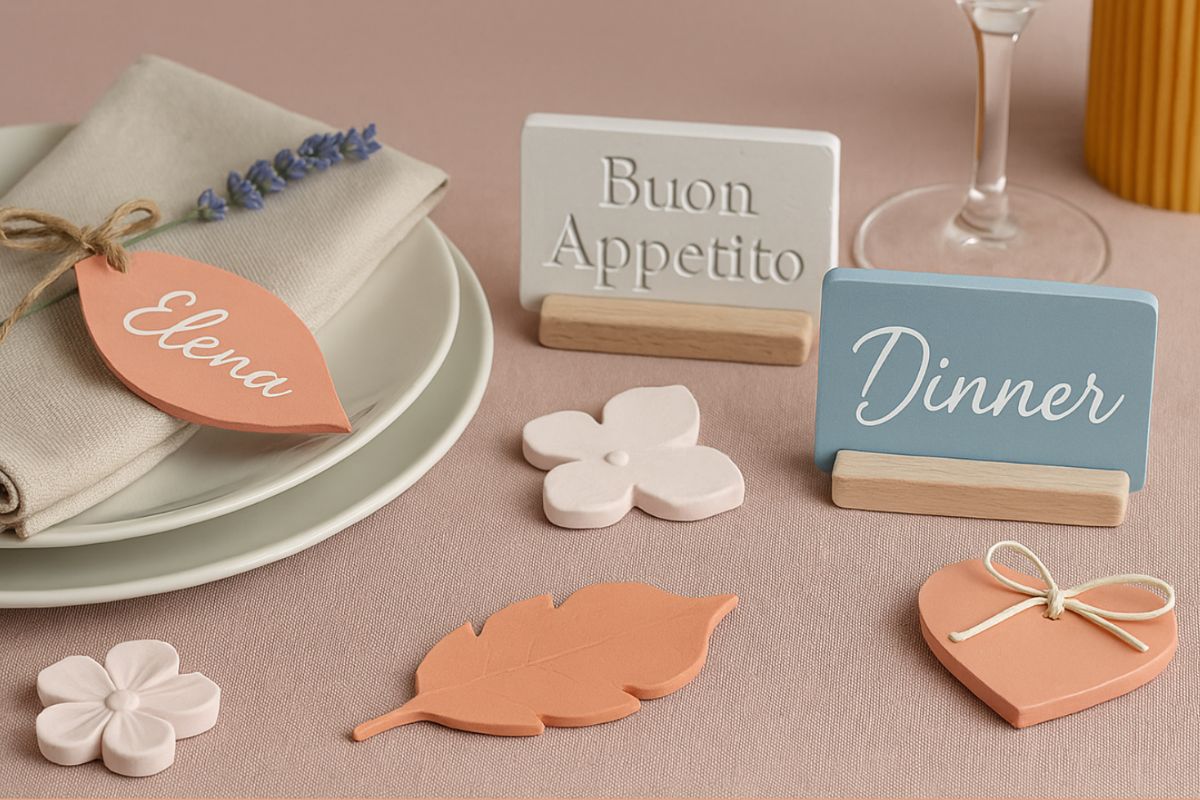 Come realizzare segnaposto e decorazioni da tavola - Aqua Resin