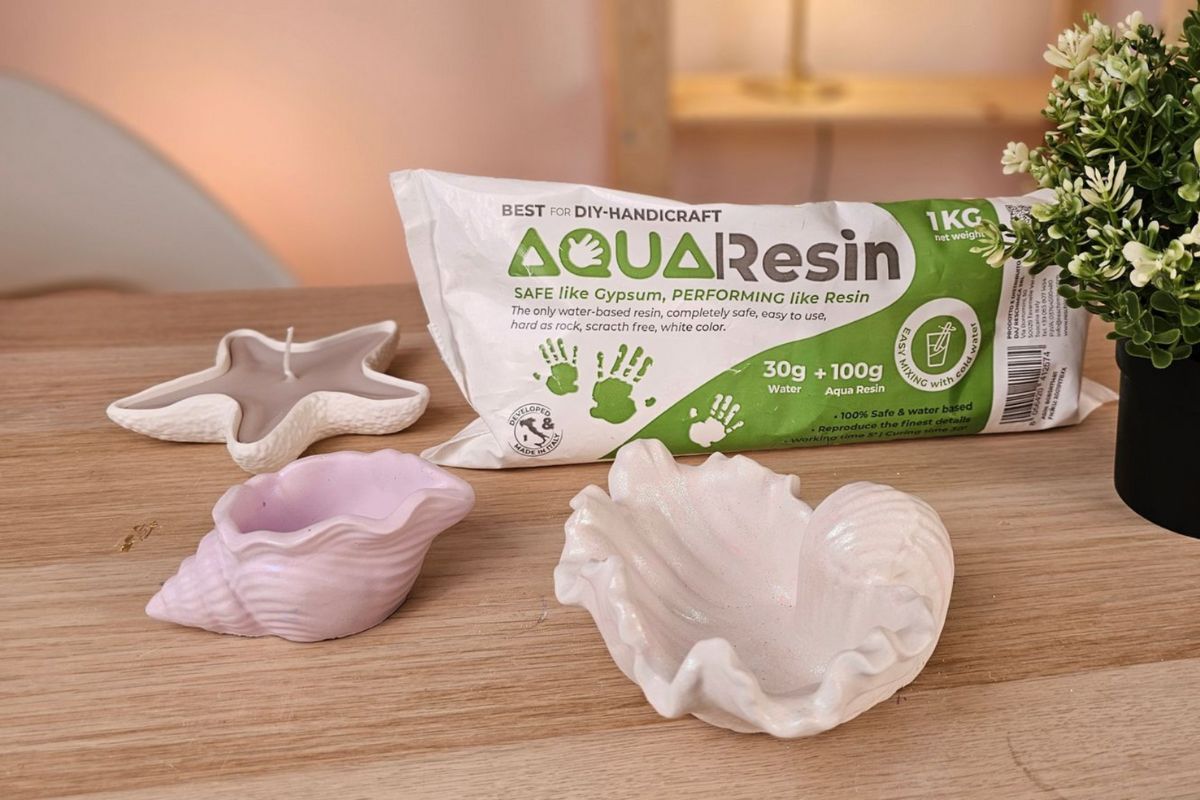 Decorazioni minimal per la casa fai da te - Aqua Resin