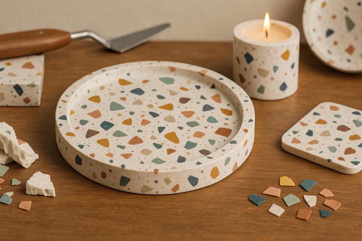 Effetto terrazzo con gesso Aqua Resin - Aqua Resin