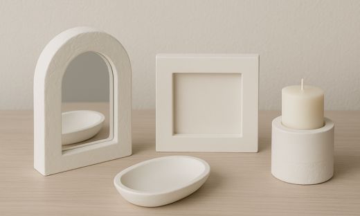 Progetti di home decor facili e d’effetto con gesso