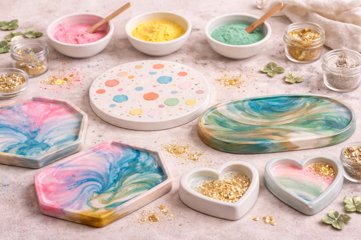 Gesso e colore: Aqua Resin da colorare