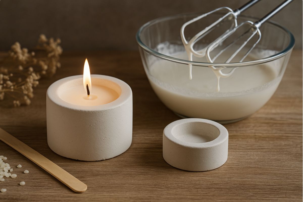 Portacandele fai da te: come crearli in gesso con Aqua Resin - Aqua Resin