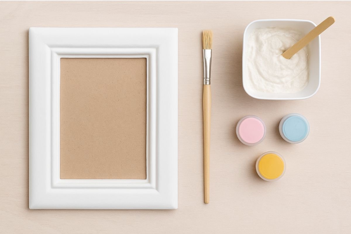Tutorial passo passo: realizzare una cornice portafoto handmade in gesso - Aqua Resin