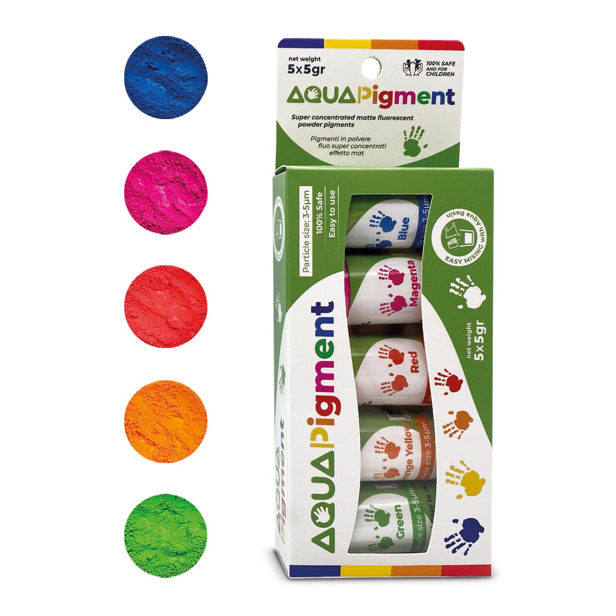 AQUA PIGMENT - Colori per Aqua Resin per le tue creazioni