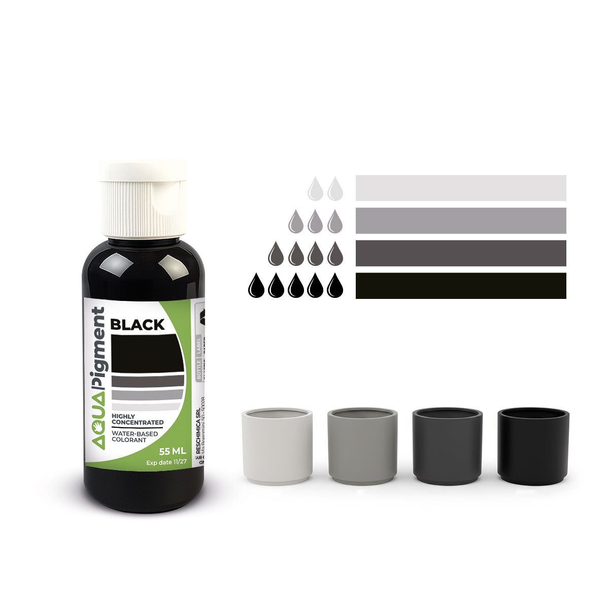 Aqua Pigment – Concentrated Liquid Pigment for Aqua Resin and Plaster