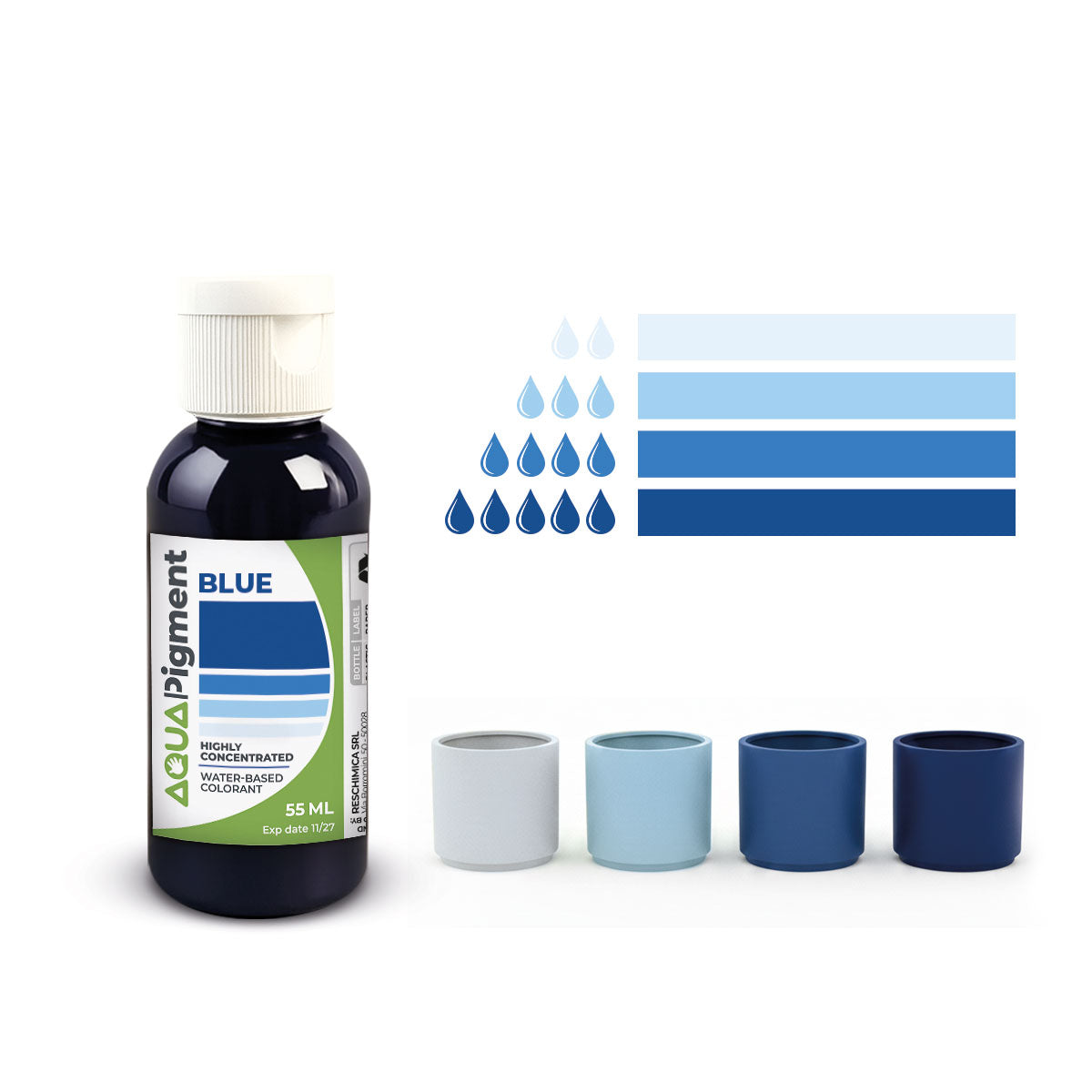 Aqua Pigment – Concentrated Liquid Pigment for Aqua Resin and Plaster