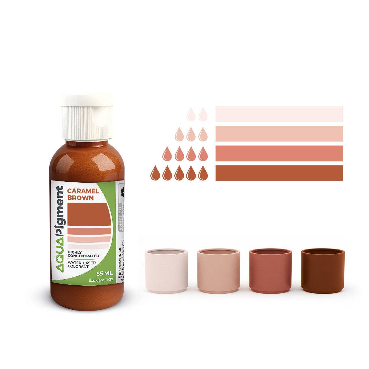 Aqua Pigment – Concentrated Liquid Pigment for Aqua Resin and Plaster