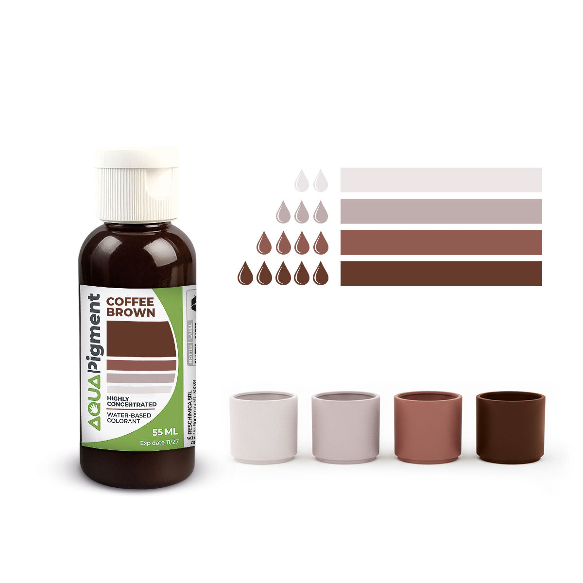 Aqua Pigment – Concentrated Liquid Pigment for Aqua Resin and Plaster