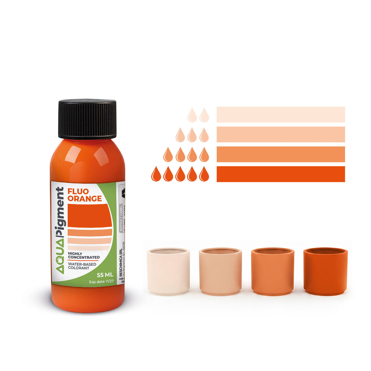 Aqua Pigment – Concentrated Liquid Pigment for Aqua Resin and Plaster