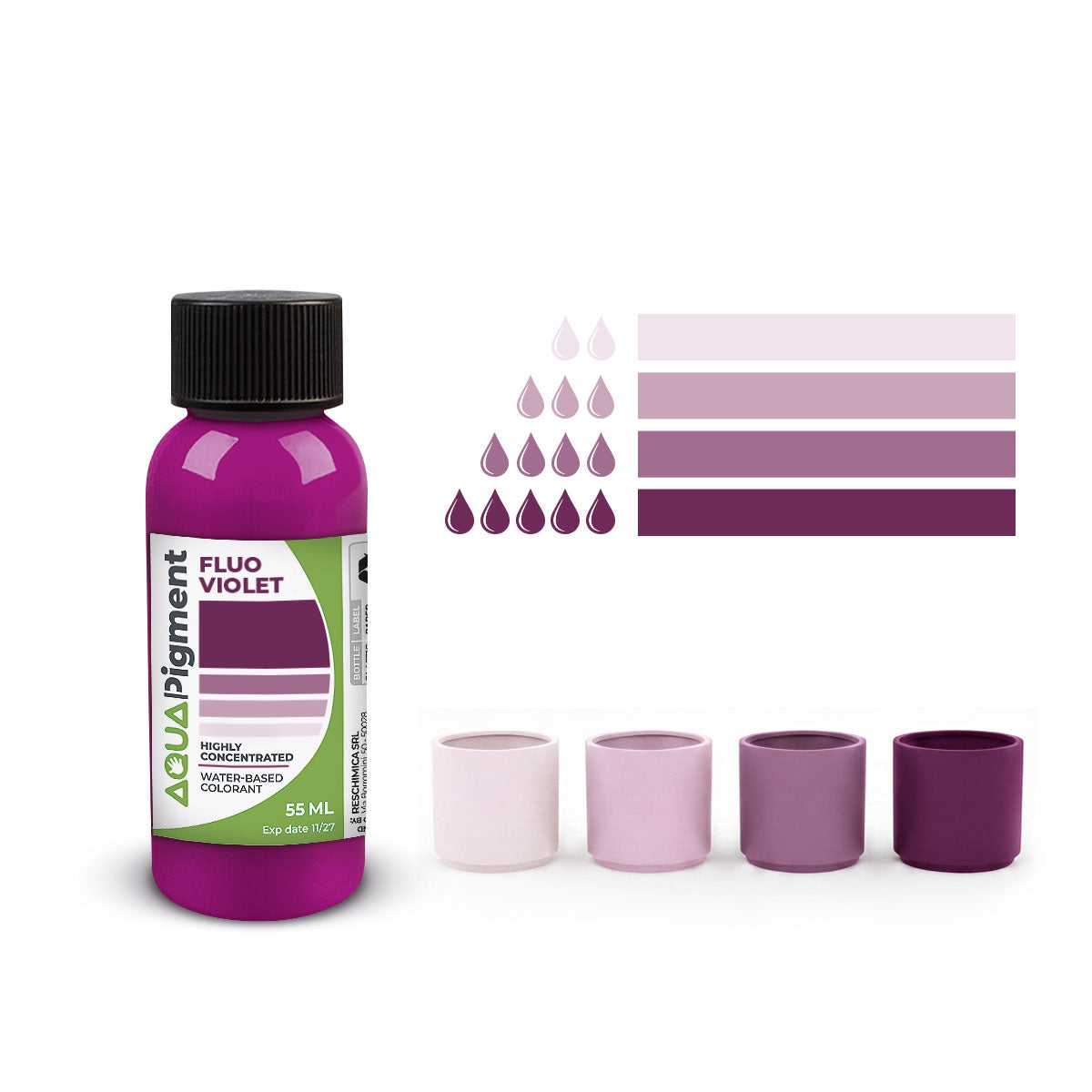 Aqua Pigment – Concentrated Liquid Pigment for Aqua Resin and Plaster