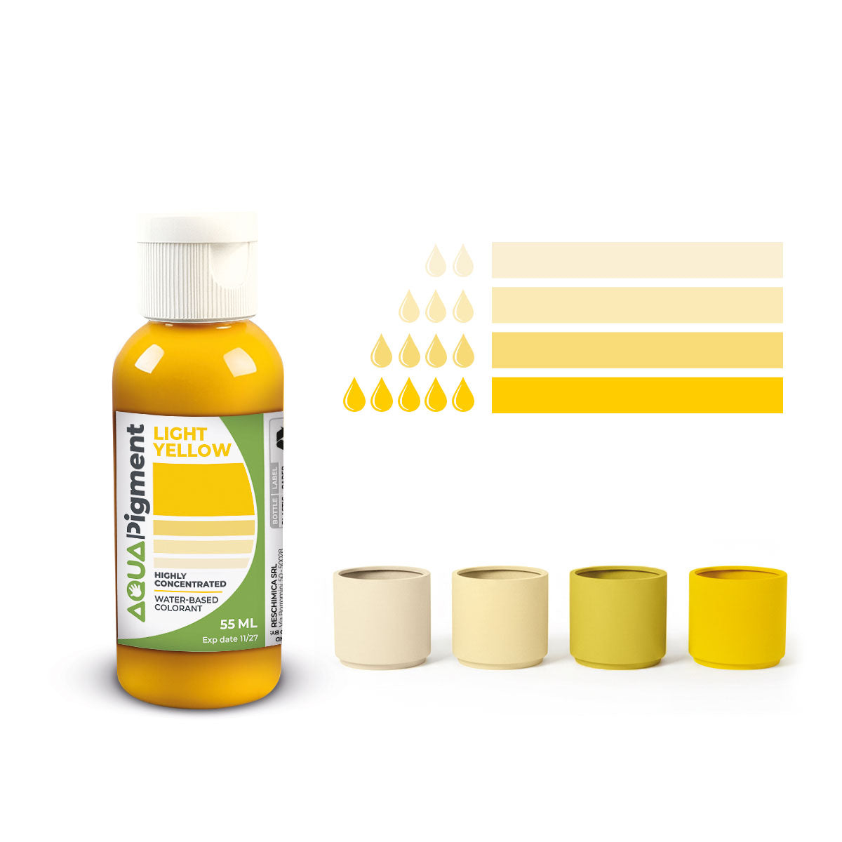 Aqua Pigment – Concentrated Liquid Pigment for Aqua Resin and Plaster