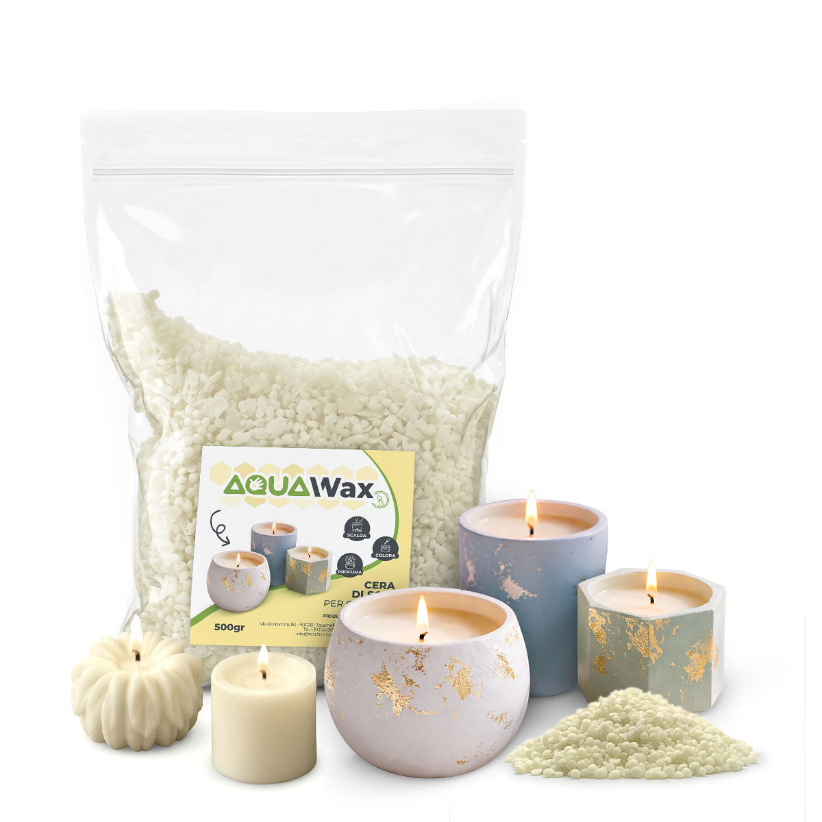 AQUA WAX – DIY Wax for Scented and Decorative Candles