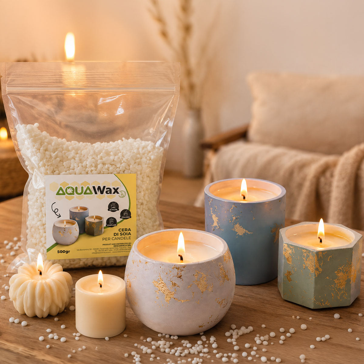 AQUA WAX – DIY Wax for Scented and Decorative Candles