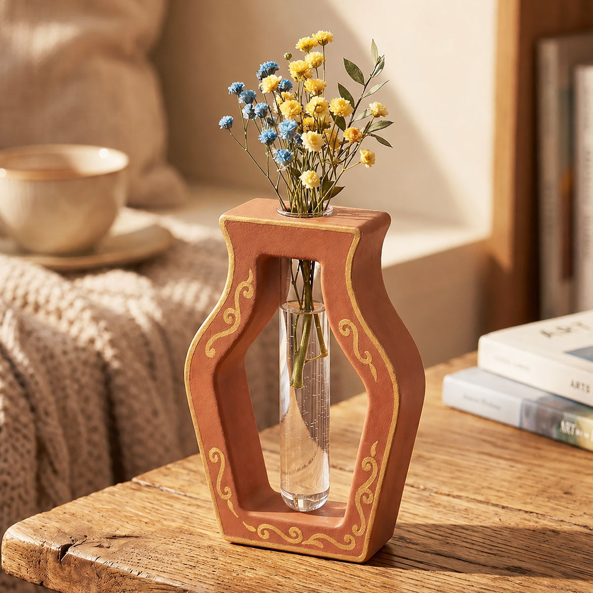 Decorative Flower Holder with Vial – Aqua Kit