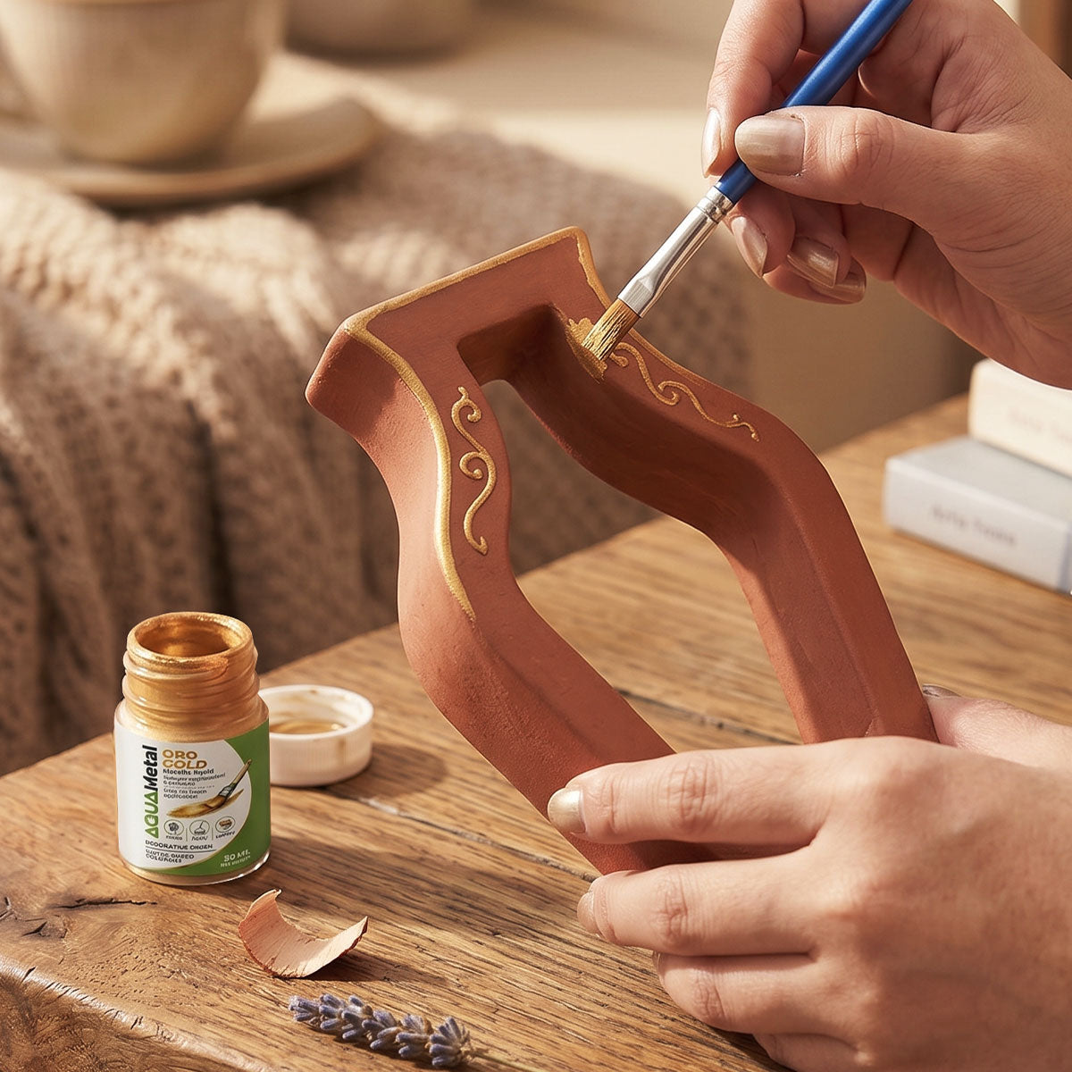 Decorative Flower Holder with Vial – Aqua Kit