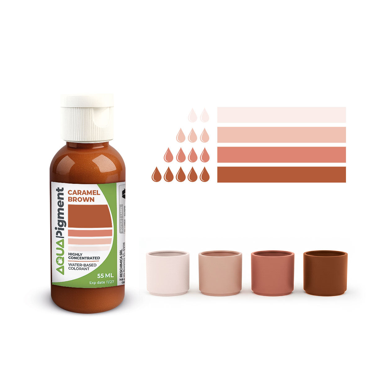 Aqua Pigment – Boho Chic Set, 6 Colours for Aqua Resin and Plaster