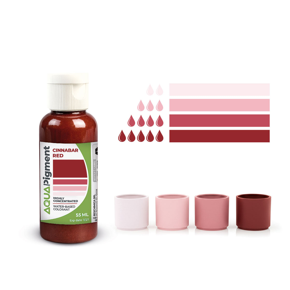 Aqua Pigment – Boho Chic Set, 6 Colours for Aqua Resin and Plaster