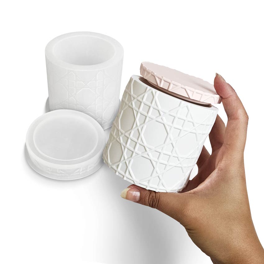 Stampo porta candele origami