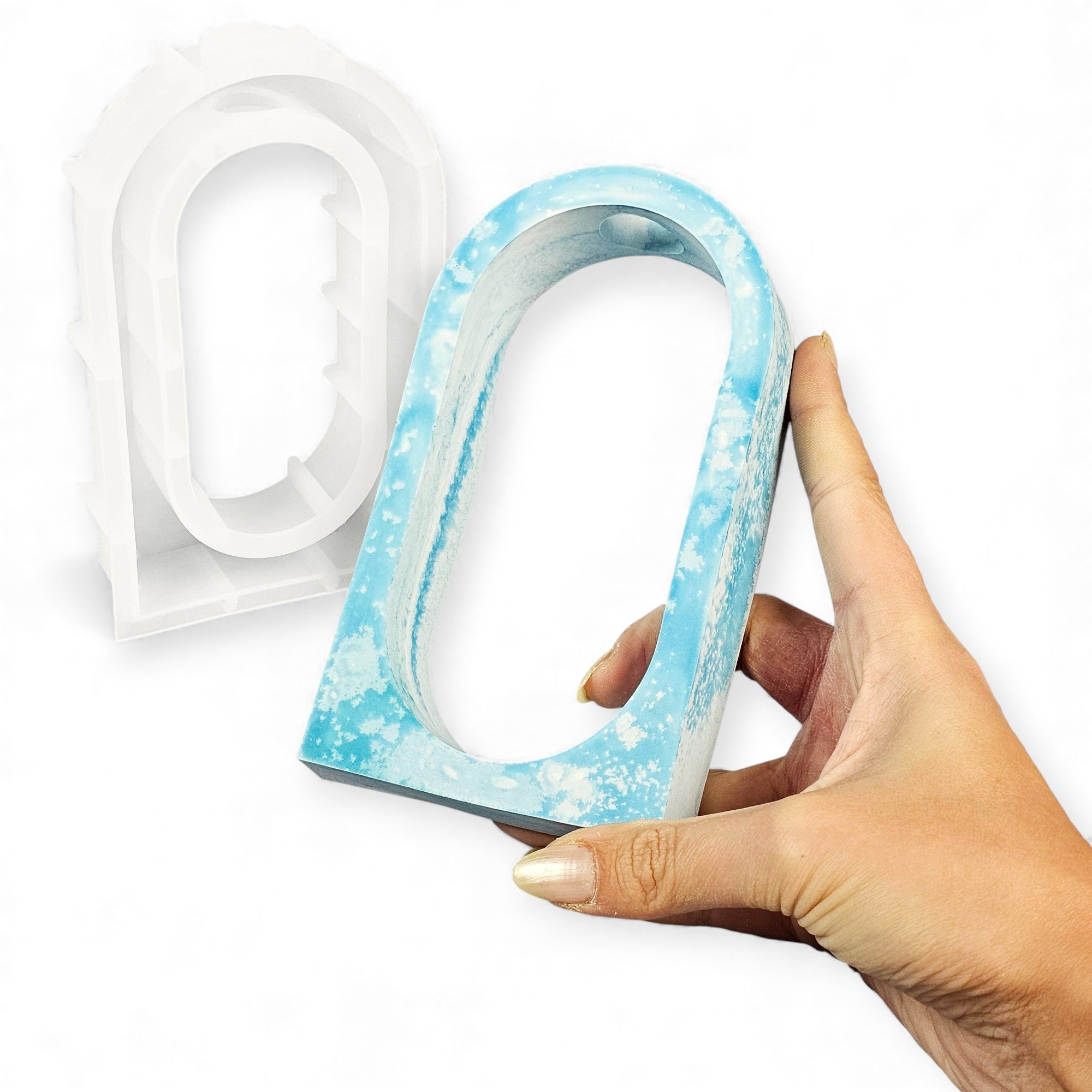 Arched Vase Mold – Hydroponic vase with a curved profile