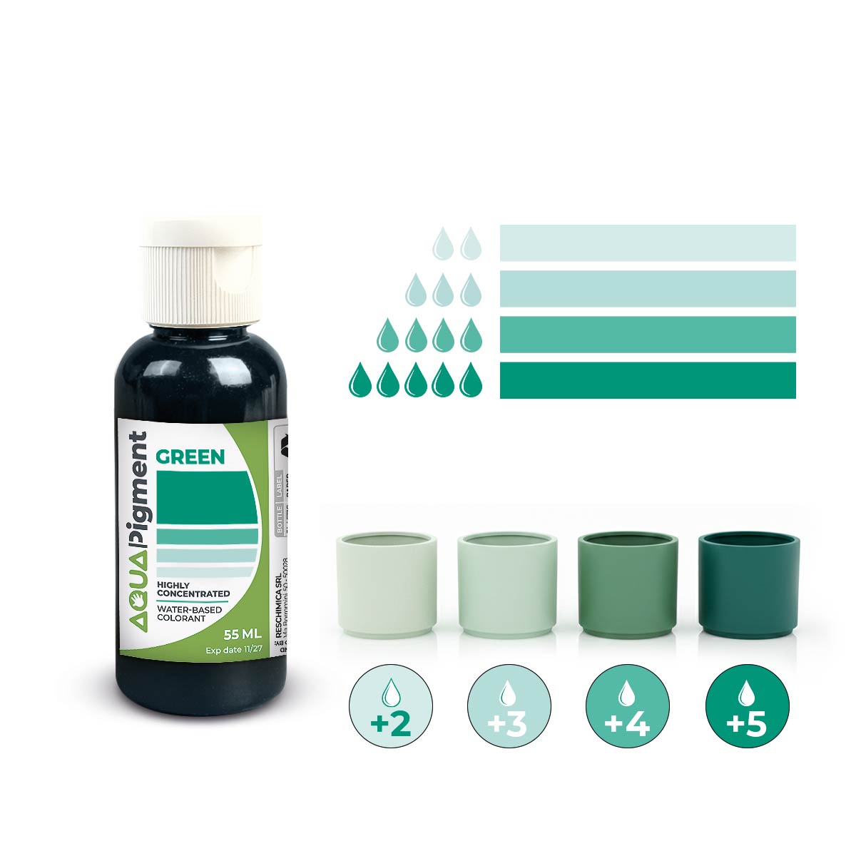 Aqua Pigment – Pigmenti Concentrati per Aqua Resin - Aqua Resin