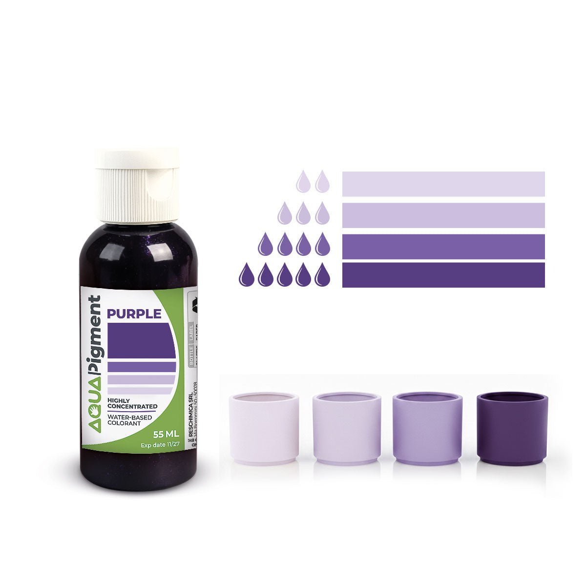 Aqua Pigment – Pigmento Liquido Concentrato per Aqua Resin e Gesso - Aqua Resin
