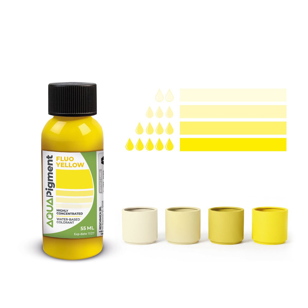 Aqua Pigment – Pigmento Liquido Concentrato per Aqua Resin e Gesso - Aqua Resin
