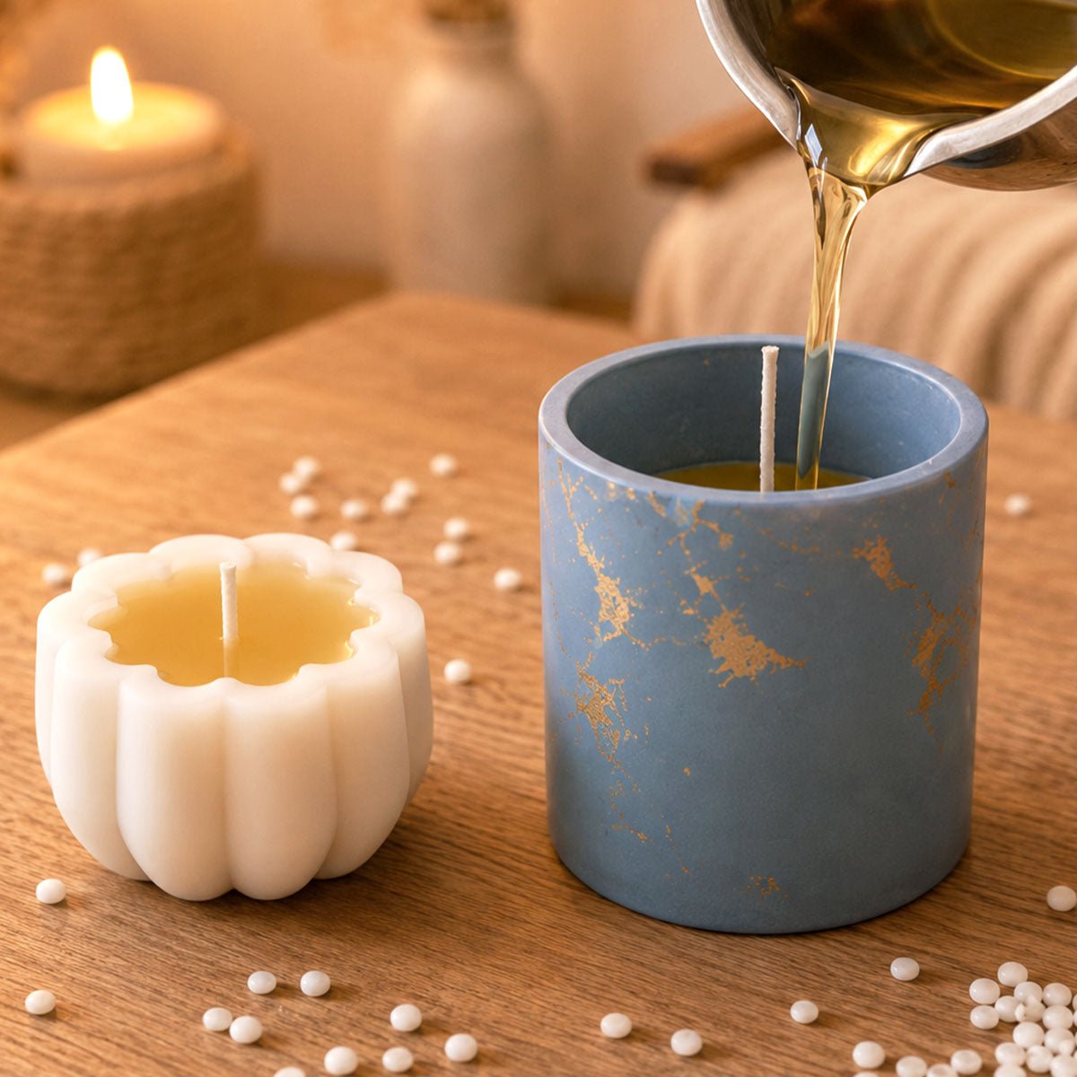 AQUA WAX – Cera per Candele Fai Da Te Profumate e Decorative - Aqua Resin