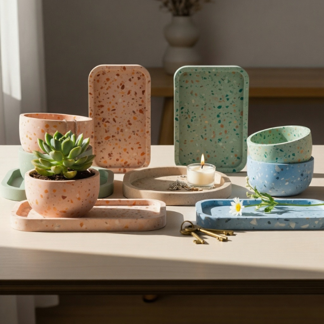 contenitori e vassoi aqua resin