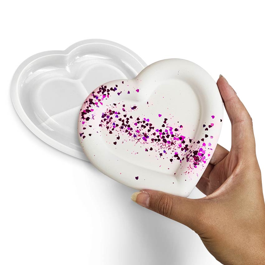 Stampo svuotatasche cuore - Aqua Resin